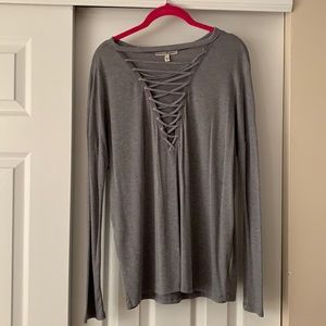 Long sleeve oversized top